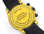 Rolex Daytona Carbon Fiber Night Glow Case Watch – Yellow with Black Strap - Image 7