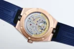 Vacheron Constantin Overseas Tourbillon – Rose Gold Case, Blue Dial, Rubber Strap - Image 7