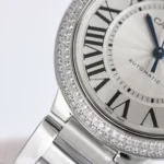 Cartier Ballon Bleu 40mm Steel Watch Silver - Image 6