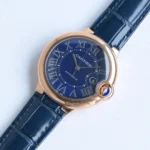 Cartier Ballon Bleu Automatic Blue Rosegold Watch – High-Quality Cartier - Image 6