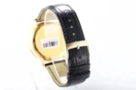 Omega De Ville Gold Watch Black Strap - Image 2