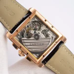 Cartier Tank W5330007 Brown Leather - Image 3