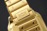 Cartier Santos de Cartier Watch Gold White - Image 4