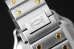 Cartier Santos de Cartier Watch Silver Gold White - Image 4