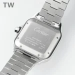 Cartier Santos Full Diamond Watch Silver - Image 4