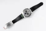 Rolex Daytona 7750 Movement – White Dial with Black Subdials, Stainless Steel Case, Rubber Strap - Image 9