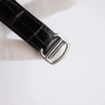 Cartier Tank W5330007 Silver Black Leather - Image 3