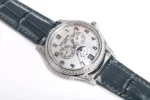 Patek Philippe Complications 4947R White Dial Leather Watch - Image 9
