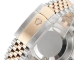Rolex Datejust 41mm Watch – Brown Dial, Two-Tone Steel & Gold, Fluted Bezel - Image 9